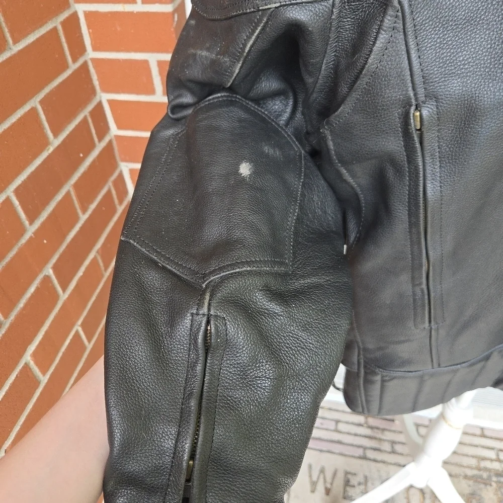 Pro-Rider Leather USA Black Leather Jacket
